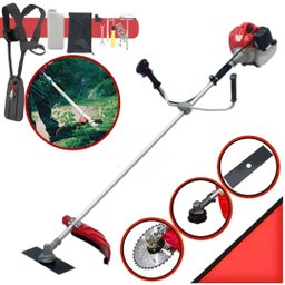 Roçadeira e Cortador de Grama Lateral Cg430 Tb 43cc 2hp com Faca 2 Pontas + Lamina de Vídea 40 Dente - 2