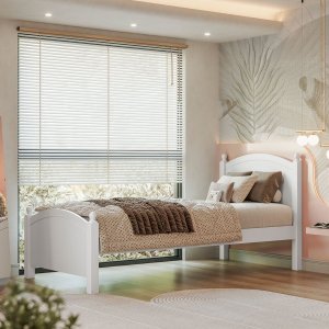 Cama Solteiro Madeira Maciça Reforçada Woodstore