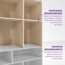 Ver imagem 6 de Guarda-roupa 4 Portas com Nichos Curió Casatema MadeiraOriginals