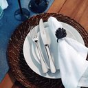 Ver imagem 2 de Kit 6 Pratos Rasos Tramontina Porcelana Branco 28cm Sophia Mesa Posta Restaurante