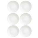 Ver imagem 1 de Kit 6 Pratos Rasos Tramontina Porcelana Branco 28cm Sophia Mesa Posta Restaurante