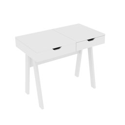 Penteadeira Multiuso 90,5 Cm com Espelho e 1 Gaveta Cor:branco - 1