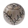 Bola Decorativa em Osso Pintada 13cm Vênus Victrix - 1