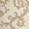 Papel de Parede Importado Textura Arabesco Bege Perolado - 2