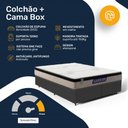 Ver imagem 4 de Cama Box com Colchão Gazin de Espuma D33 Pillow In Force Mid Queen 158cm