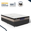 Ver imagem 2 de Cama Box com Colchão Gazin de Espuma D33 Pillow In Force Mid Queen 158cm