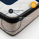 Ver imagem 7 de Cama Box com Colchão Gazin de Espuma D33 Pillow In Force Mid Queen 158cm