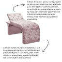 Ver imagem 5 de Maca Estofada Estética Cílios Regulável Spa Suede Ana:rosê