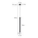 Ver imagem 3 de Lustre Pendente Nordecor Lana 2692 50cm Preto Led Bivolt Preto 2692