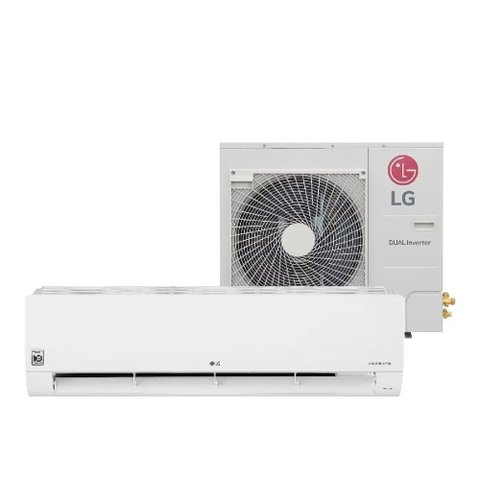 Ar Condicionado Split Lg Hi Wall Dual Voice Inverter 30.000 Btu/h Quente e Frio Monofásico Branco