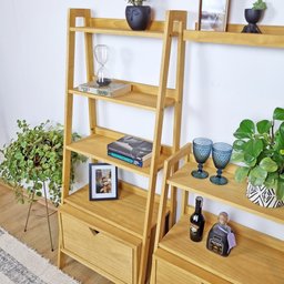 Conjunto Estante Pipa com Nicho com Porta Cubomob MEL - 6