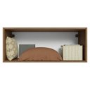 Ver imagem 4 de Armário Aéreo para Quarto 80 cm 1 Porta Basculante Rustic Neo Madesa