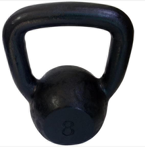 Kettlebell Emborrachado 8Kgs Crossfit Treinamento Funcional - 1 Fit