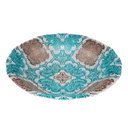 Ver imagem 1 de Centro de Mesa Azul - 40cm - Elegância Clássica: Centro de Mesa de Prestígio