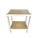 Ver imagem 1 de Mesa Cabeceira Madeira Rustica sem Pintura 39cm X 29cm X 50cm