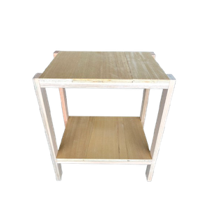 Mesa Cabeceira Madeira Rustica sem Pintura 39cm X 29cm X 50cm