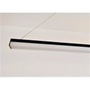 Ver imagem 7 de Pendente Led Slim 1m Preto Mesa Escritório Bancada H. Office