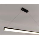 Ver imagem 2 de Pendente Led Slim 1m Preto Mesa Escritório Bancada H. Office