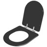 Assento Sanitário Poliester Duomo Plus Ébano (preto) para Vaso Deca - 6