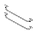 Ver imagem 1 de Alça Apoio Kit 2 Uni Inox 30cm Barra Suporte Anti Queda Cadeirante Gestante Idoso Criança Pcd Banhei