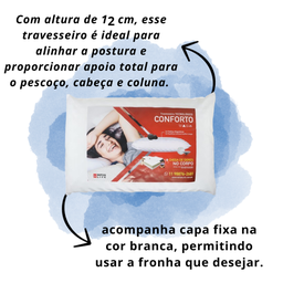 Coxim para Pescoço Ombro e Coluna Combate da Insônia e Ronco - 2