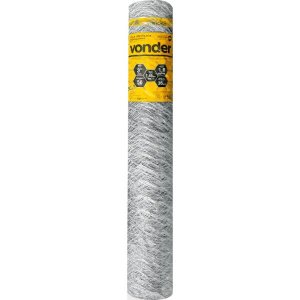 Tela Metálica Mangueirão Hexagonal Malha 3" 16 Bwg x 1,8M com 50 Metros Vonder
