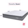 Colchão Queen Ortopédico Espuma D45 158x198x24cm Bf Colchões - 4