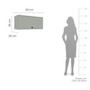 Ver imagem 3 de Armário Aéreo Basculante 80cm x 36cm Rubi Yescasa Verde/Oliva