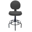 Ver imagem 1 de Cadeira Caixa Executiva Alta Preta Eduflex