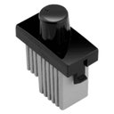 Ver imagem 1 de Inova Class Modulo Dimmer Preto Ebano Fosco
