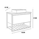 Ver imagem 5 de Gabinete de Banheiro Vitta com Cuba 80cm Titanio - Mgm