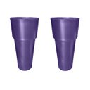Ver imagem 1 de Kit 2 Vaso Plantar Lux 65x30 Decoração Hall Entrada Jardim Design Elegante