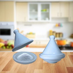 Saleiro Marroquino Tagine Porcelana Resistente Rita Lobo Branco Prattos - 3