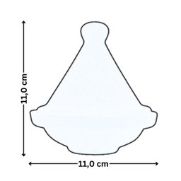 Saleiro Marroquino Tagine Porcelana Resistente Rita Lobo Branco Prattos - 2
