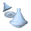 Ver imagem 1 de Saleiro Marroquino Tagine Porcelana Resistente Rita Lobo Branco Prattos