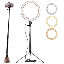 Kit Youtuber Profissional Selfie Ring Light Iluminação 8 Polegadas com Tripe Bastao Gopro Fotos Usb - 1 Kit Youtuber Profissional Selfie Ring Light Iluminação 8 Polegadas com Tripe Bastao Gopro Fotos Usb - 1