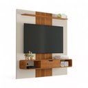 Ver imagem 2 de Painel para Tvs 65" Lisboa Off White e Naturalle Ripado Bechara