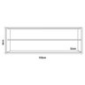 Armário de Cozinha Aéreo Andréia 150cm Cinza - AJL Móveis - 3