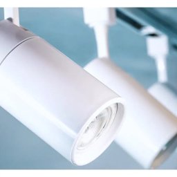 Trilho Eletrificado de Embutir Industrial Sala Escritório Decoração Casa 1M com 5 Spots Branco - 13