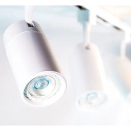 Trilho Eletrificado de Embutir Industrial Sala Escritório Decoração Casa 1M com 5 Spots Branco - 8