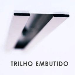 Trilho Eletrificado de Embutir Industrial Sala Escritório Decoração Casa 1M com 5 Spots Branco - 2