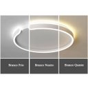 Ver imagem 4 de Luminaria Plafon Led 3 em 1 Minimalista Moderno Casa Sala de Estar Jantar Residencial Comercial Ilum