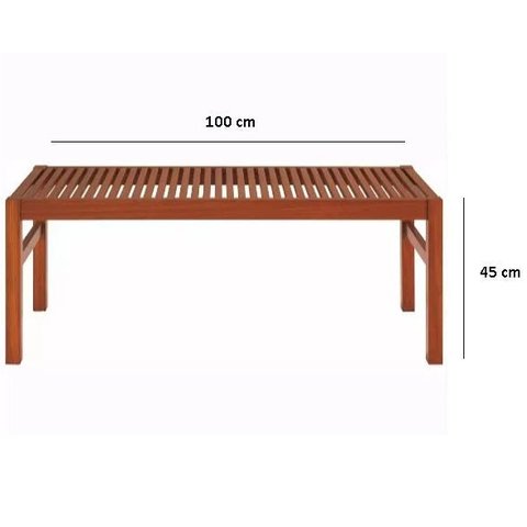 Banco para Jardim de Madeira Maciça