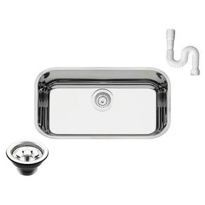 Cuba Pia Inox 304 Cozinha Nº2 56x34x19 As Luxo