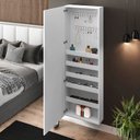 Ver imagem 3 de Armário Organizador Multiuso com Prateleiras e Porta-Joias - sem Espelho - Peternella