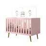 Quarto de Bebê Completo Retrô Berço 3 em 1 Cômoda Guarda Roupa Melinda - 7