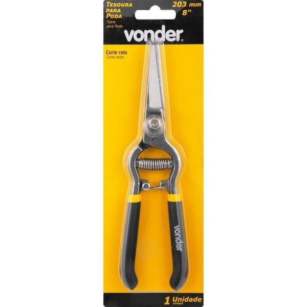 Tesoura para Poda Reta 8" Vonder - 3