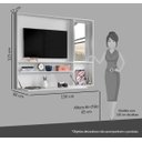 Ver mais imagens de Painel para Tv Suspenso até 42 Polegadas Branco Passion Minha Casa