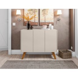 Buffet Retrô 3 Portas Manu Ypê Off White - 1