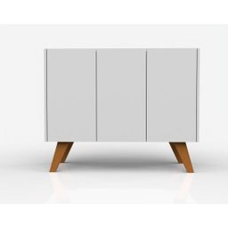 Buffet Retrô 3 Portas Manu Ypê Off White - 2